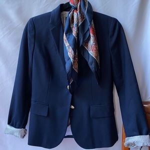 JCrew Navy Schoolboy Sports Blazer